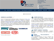 Tablet Screenshot of herreriaipacsa.com